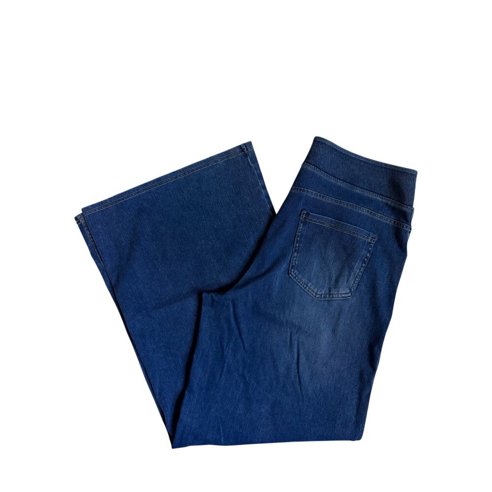 Halara Flex High Waisted Baggy Wide Leg Jeans (Medium Wash) - Large